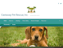 Tablet Screenshot of castawaypetrescue.org